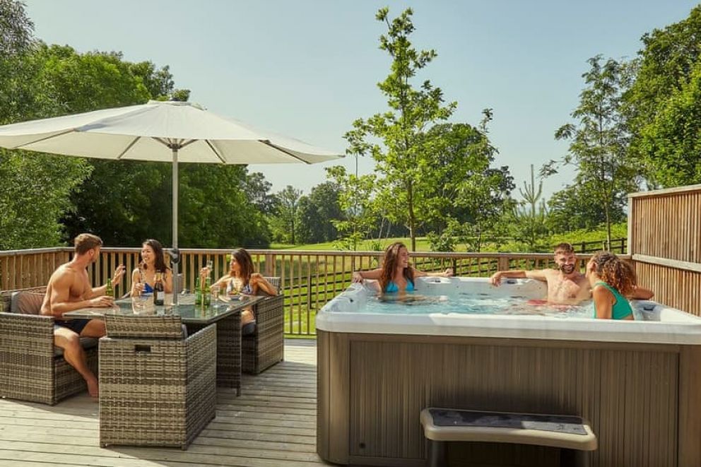 Henlle Hall Woodland Lodges Shropshire