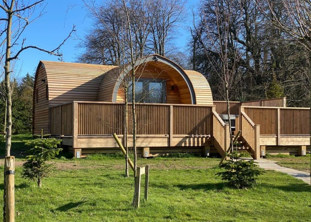 Henlle Hall Woodland Lodges Shropshire