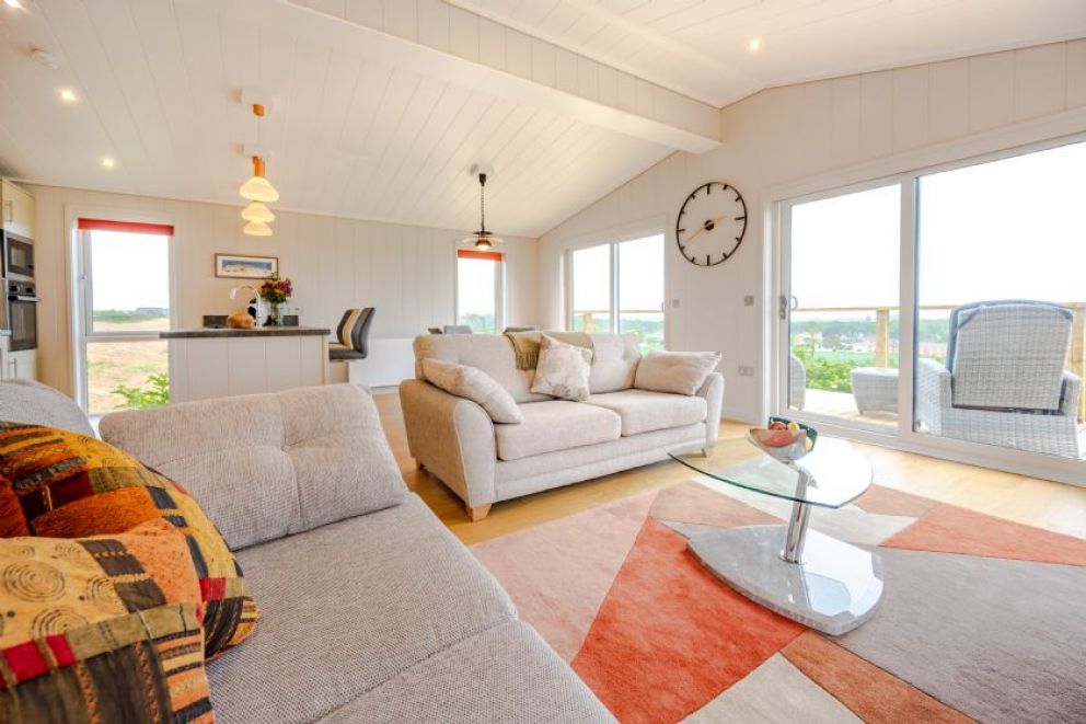 Brickley Wood Lodges, Ingoldisthorpe, Norfolk - lodges for rent with views across the North Norfolk countryside and coast, close to the beach