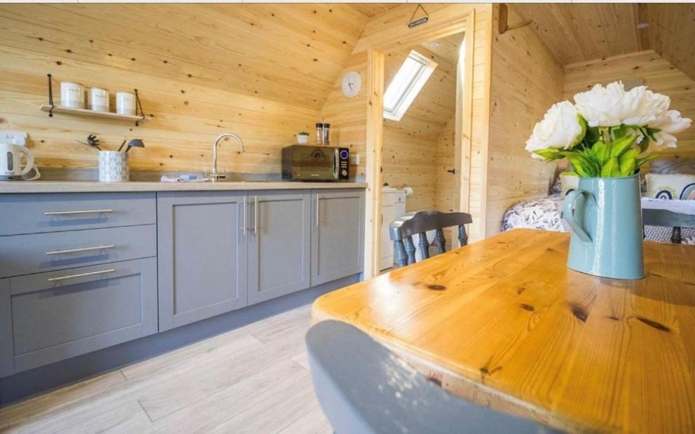 Wildflower Meadow Cabins, Fendicks Fisheries, Norfolk - pet friendly holiday cabins sleeping up to 6 adults. Choice of accommodation some with a wood burning hot tub