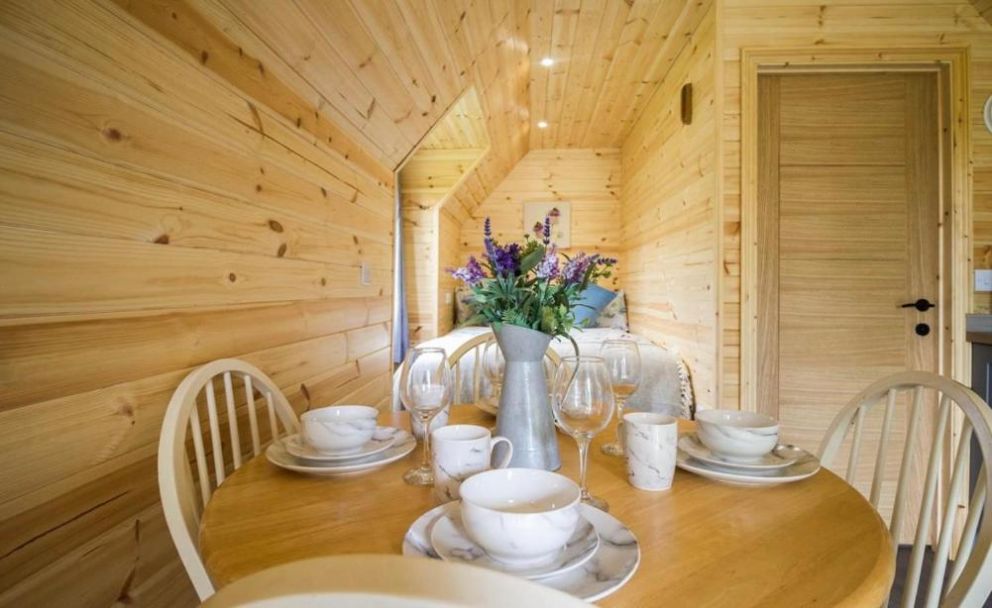 Wildflower Meadow Cabins, Fendicks Fisheries, Norfolk - pet friendly holiday cabins sleeping up to 6 adults. Choice of accommodation some with a wood burning hot tub