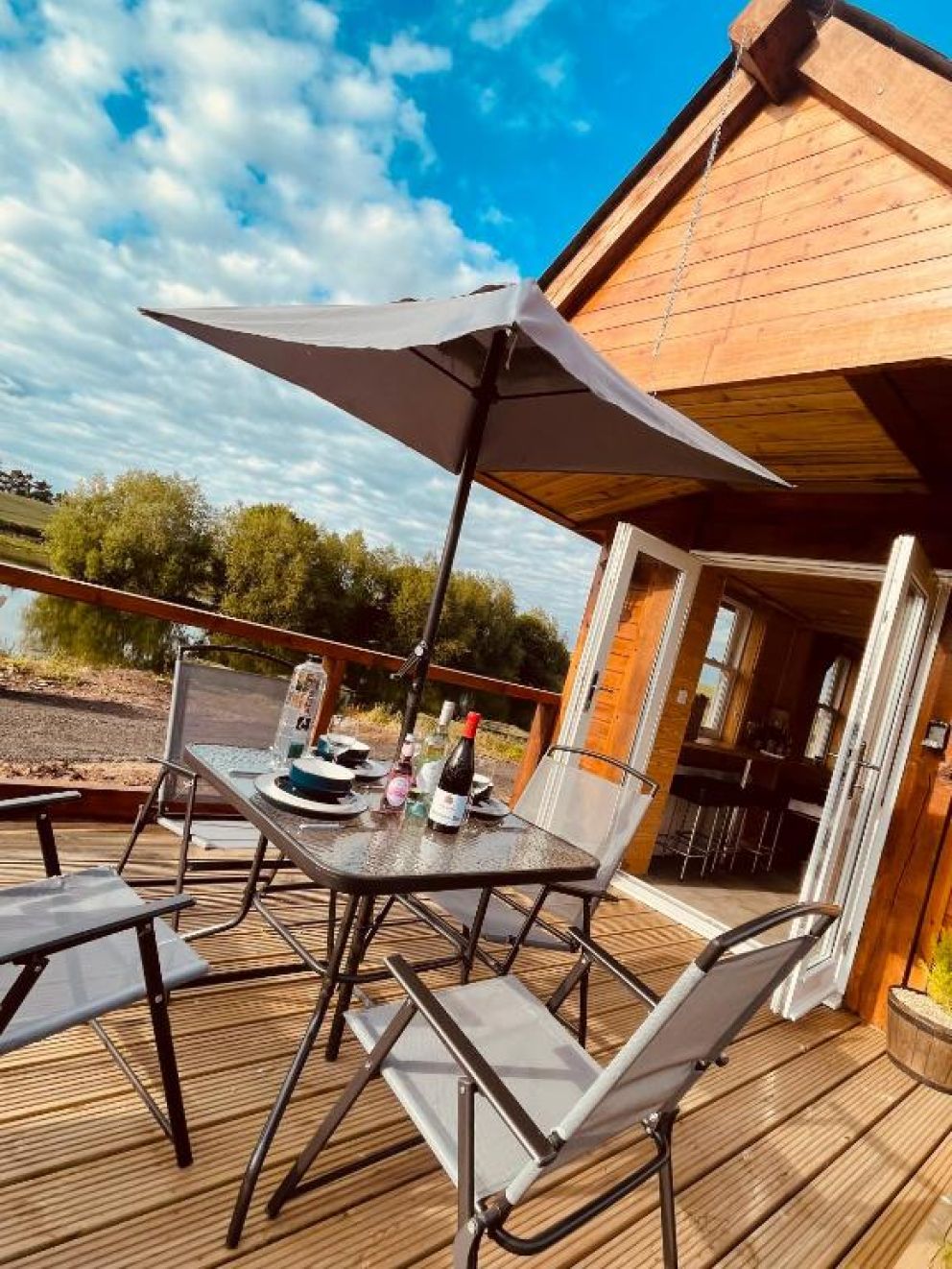 East Learmouth Lakeside Lodges, Northumberland - pet friendly, holiday lodges with hot tub and fly fishing, horse riding, water sport facilities on-site