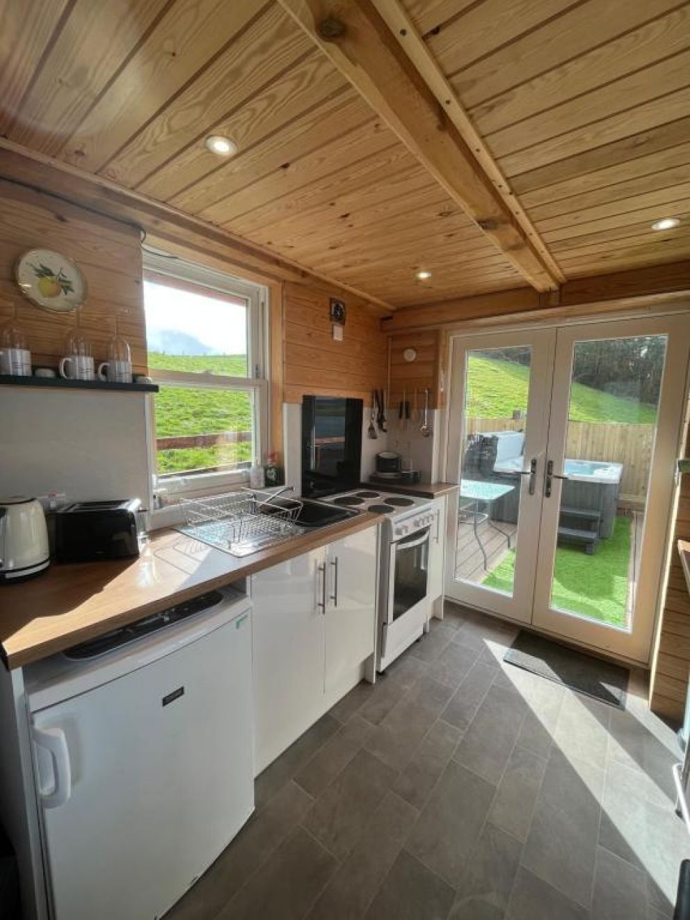 East Learmouth Lakeside Lodges, Northumberland - pet friendly, holiday lodges with hot tub and fly fishing, horse riding, water sport facilities on-site