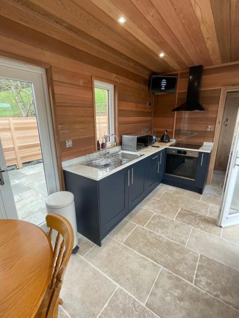 East Learmouth Lakeside Lodges - Larch Lodge in Cornhill-on-Tweed, Northumberland - pet friendly, holiday lodge by river with hot tub