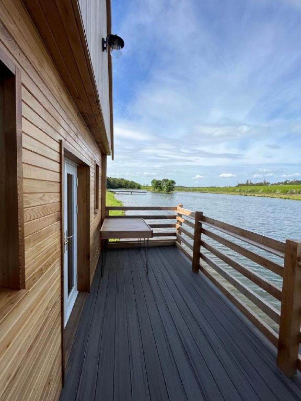 East Learmouth Lakeside Lodges - Larch Lodge in Cornhill-on-Tweed, Northumberland - pet friendly, holiday lodge by river with hot tub