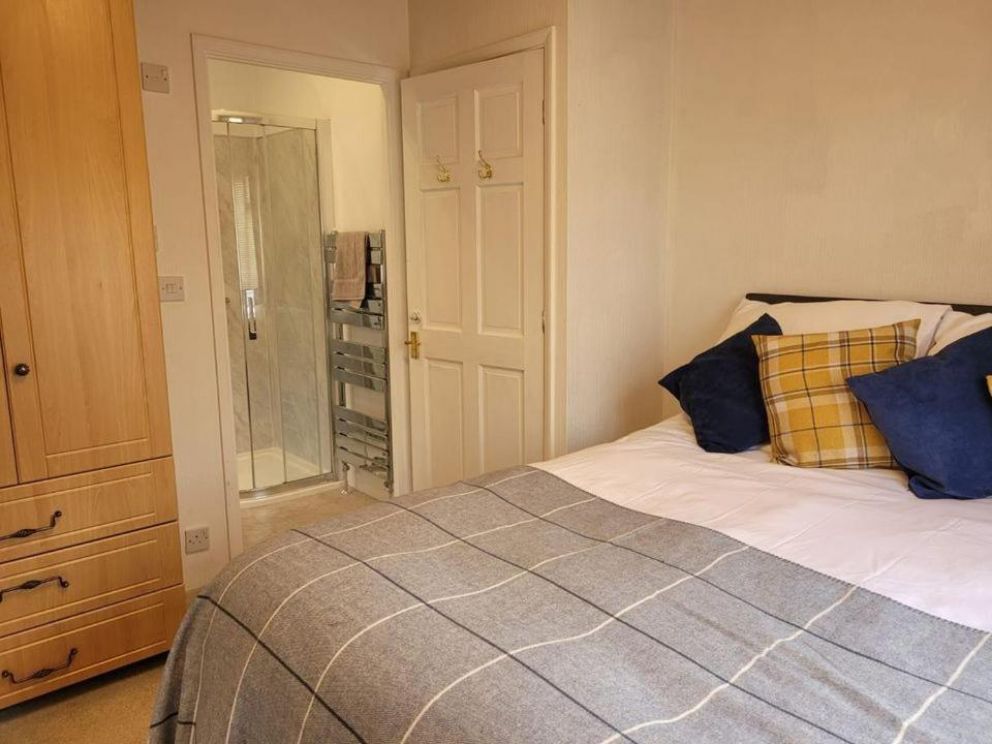 Fell Side Lodge at Bowland Fell Holiday Park in Skpton, North Yorkshire - 3 bedroom holiday lodge with WiFi and wood burning stove.  Park facilities - indoor swimming pool, bar and restaurant