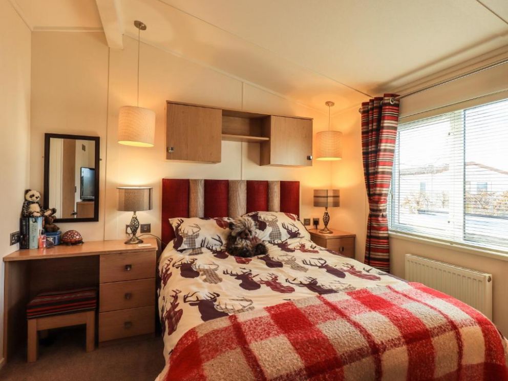 Finchwood Lodge in High Hesket, Cumbria - for rent with hot tub and enclosed decking