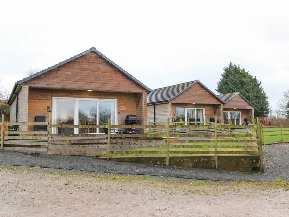 Holly Lodge at Woodfold Lodges, Goosnargh, Lancashire - pet friendly, holiday lodge with WiFi and barbecue in Forest of Bowland AONB