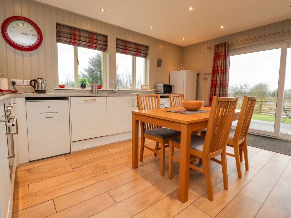 Holly Lodge at Woodfold Lodges, Goosnargh, Lancashire - pet friendly, holiday lodge with WiFi and barbecue in Forest of Bowland AONB