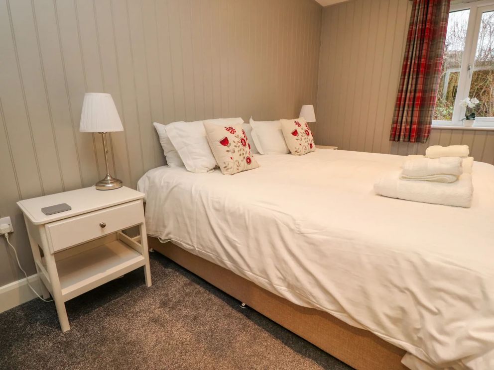 Holly Lodge at Woodfold Lodges, Goosnargh, Lancashire - pet friendly, holiday lodge with WiFi and barbecue in Forest of Bowland AONB