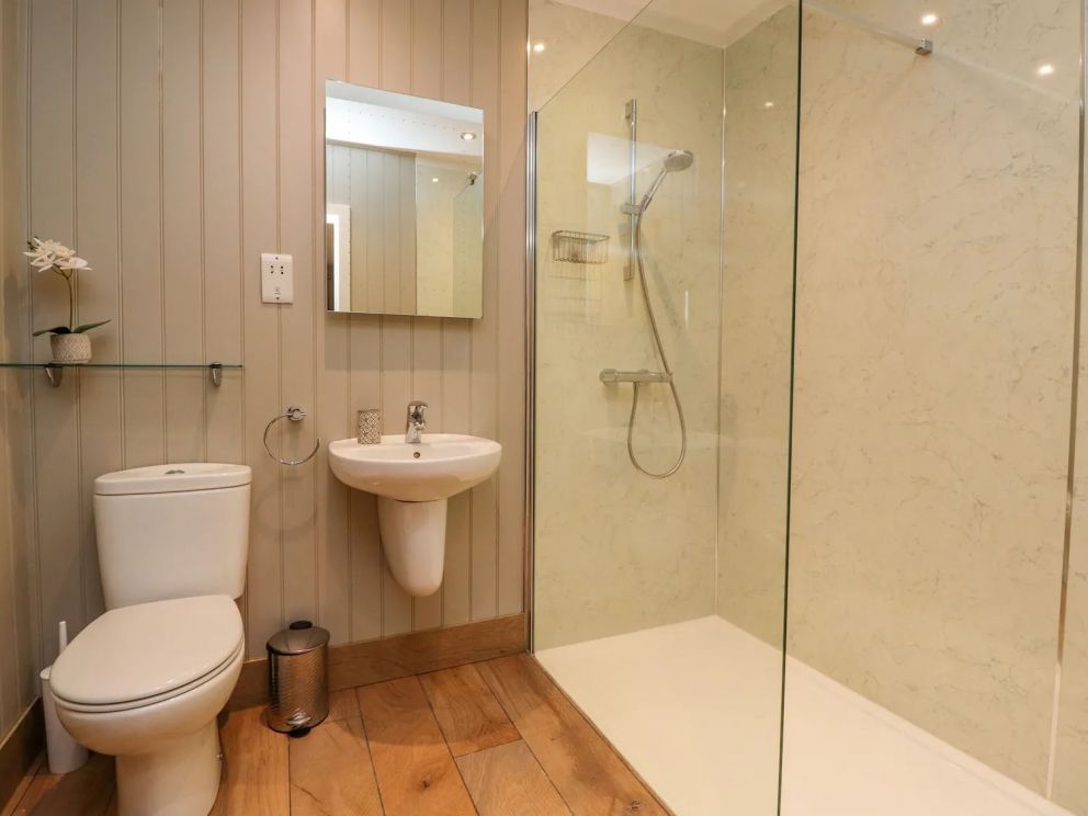 Holly Lodge at Woodfold Lodges, Goosnargh, Lancashire - pet friendly, holiday lodge with WiFi and barbecue in Forest of Bowland AONB