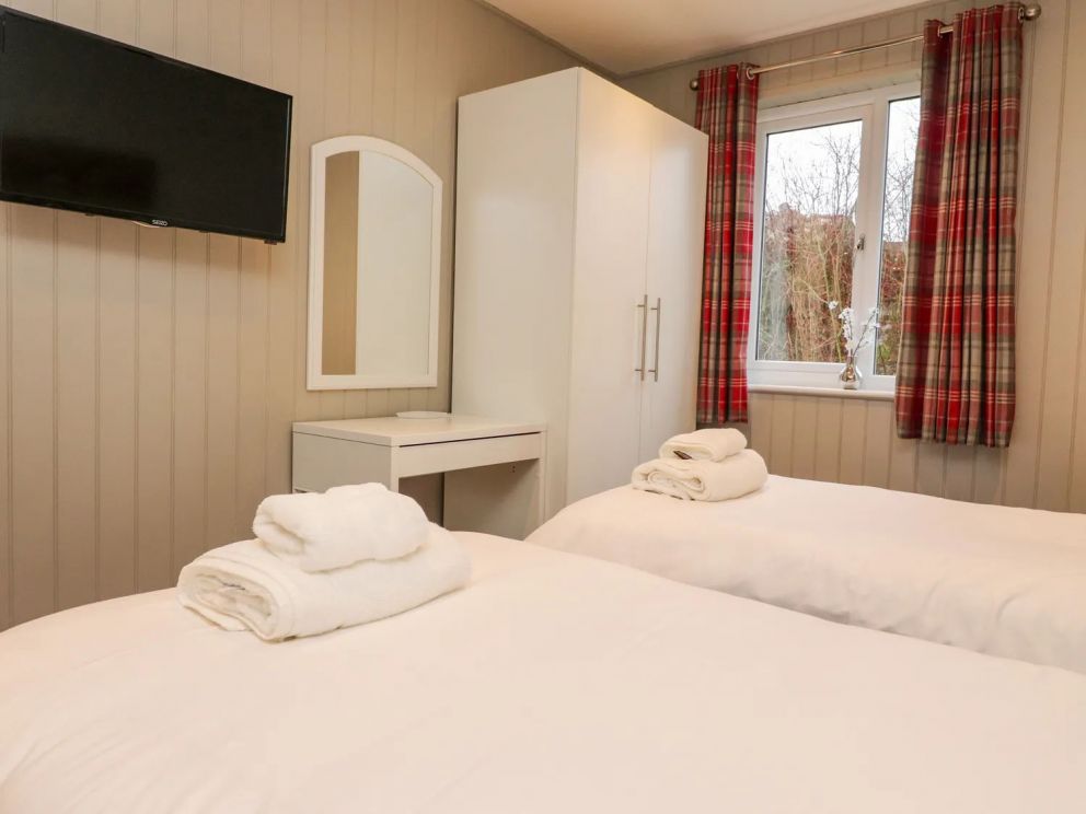 Holly Lodge at Woodfold Lodges, Goosnargh, Lancashire - pet friendly, holiday lodge with WiFi and barbecue in Forest of Bowland AONB