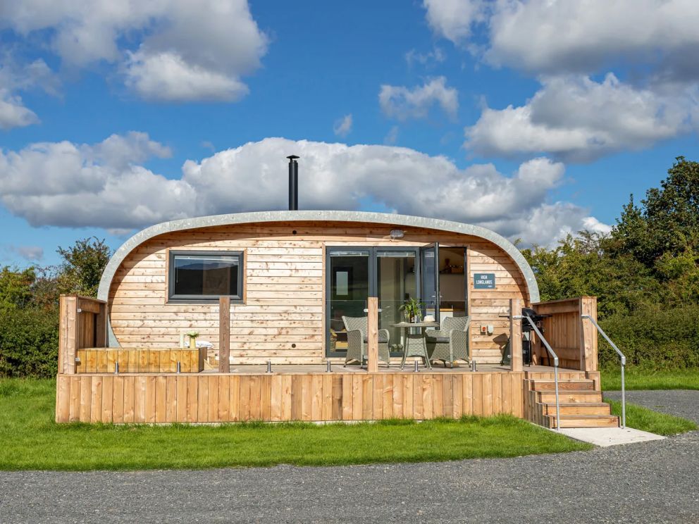 Longlands Farm - glamping pods with hot tub and wood burning stove in Cumbria