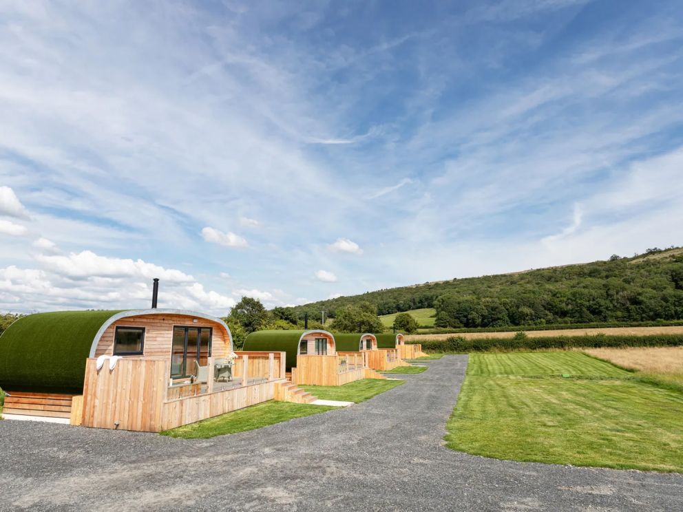 Longlands Farm - glamping pods with hot tub and wood burning stove in Cumbria