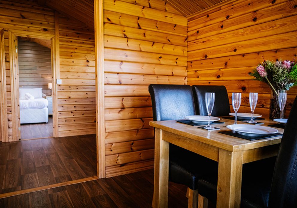 Pet friendly hot tub lodge near Blackpool