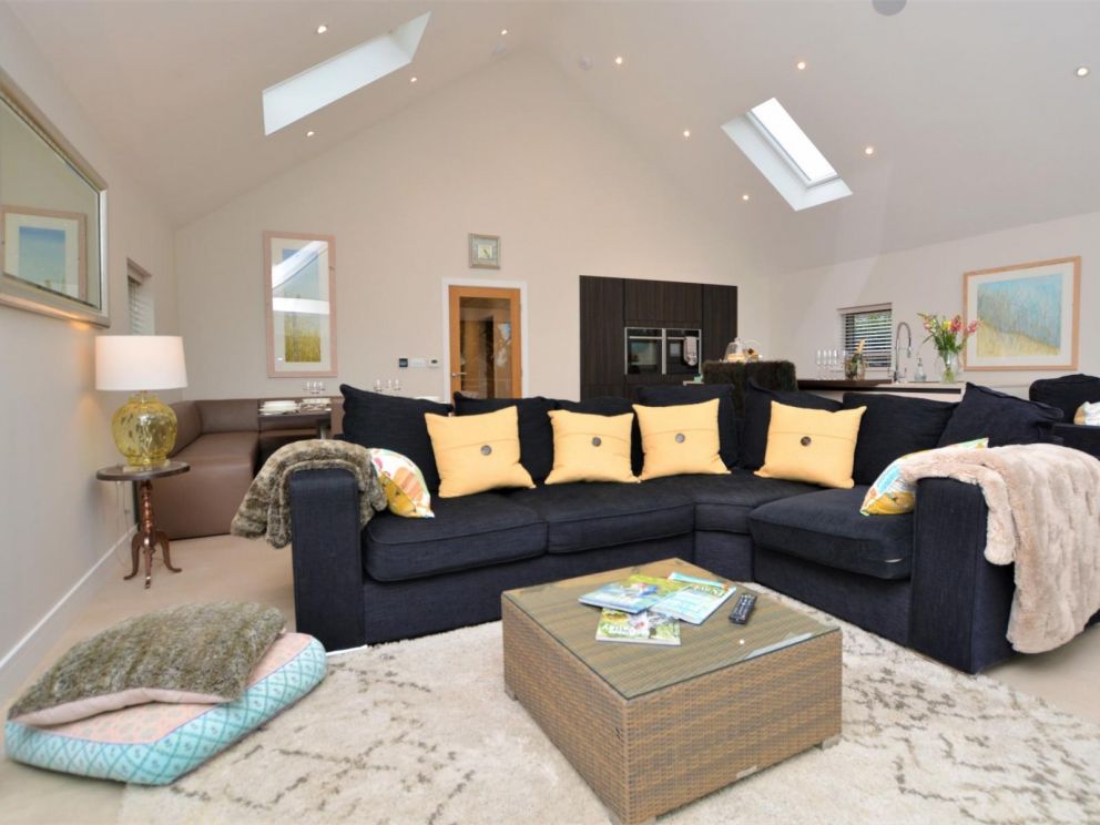 Riverside Fishing Lodge in Balderstone for rent with hot tub, fire pit and woodburner