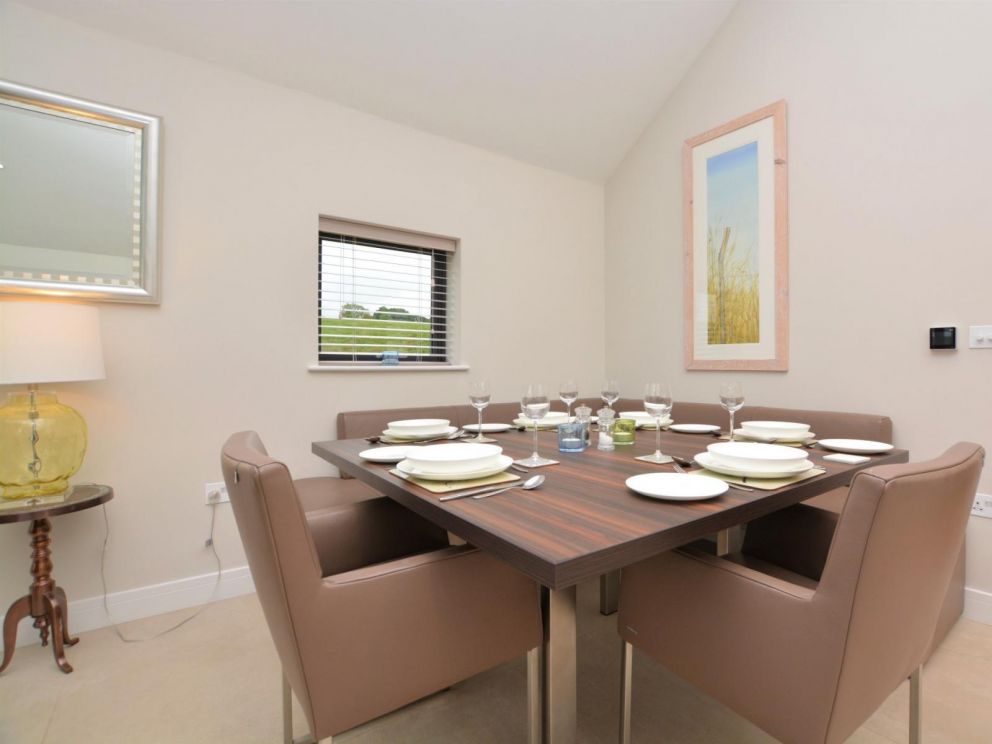 Riverside Fishing Lodge in Balderstone for rent with hot tub, fire pit and woodburner