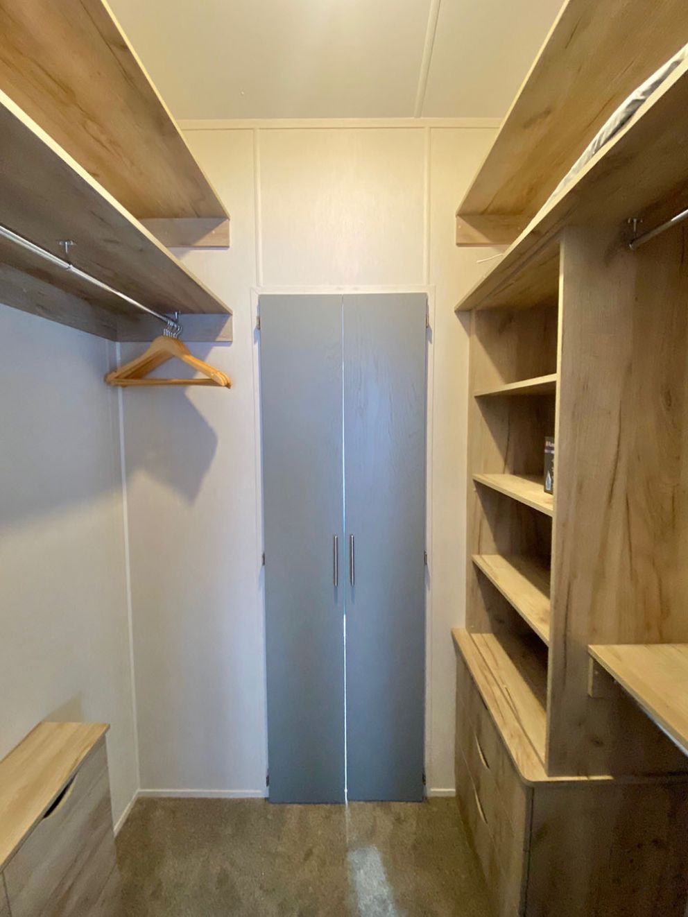 The Lodge walking wardrobe at Docker Holiday Park 
