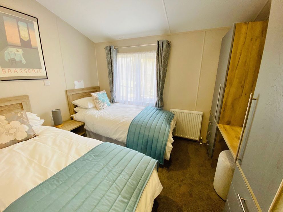 The Lodge bedroom 2 at Docker Holiday Park 