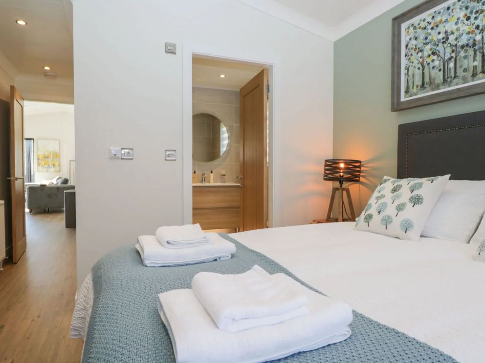 Watch Tree Lodge, Grange Over Sands, Cumbria - holiday lodge, with hot tub, close to the beach