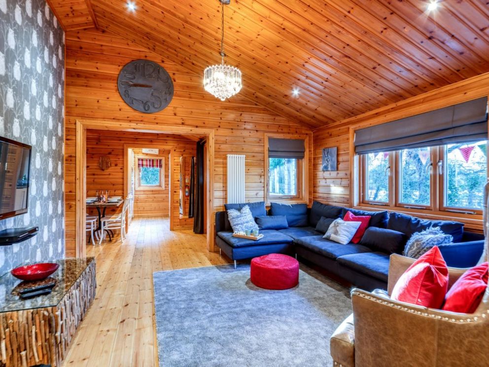 Whinstone View Lodges in Great Ayton - Lodges for rent.  A cosy night in after a busy day