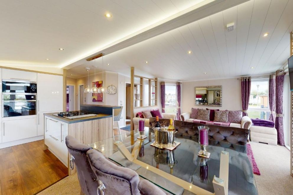 Whistler Lodge at Tattershall Lakes, Lincolnshire - pet friendly holiday lodge, with hot tub, gas barbecue, patio heaters, outdoor music system. Park facilities - bar, restaurant, swimming pool, fishing lakes, water sports, spa