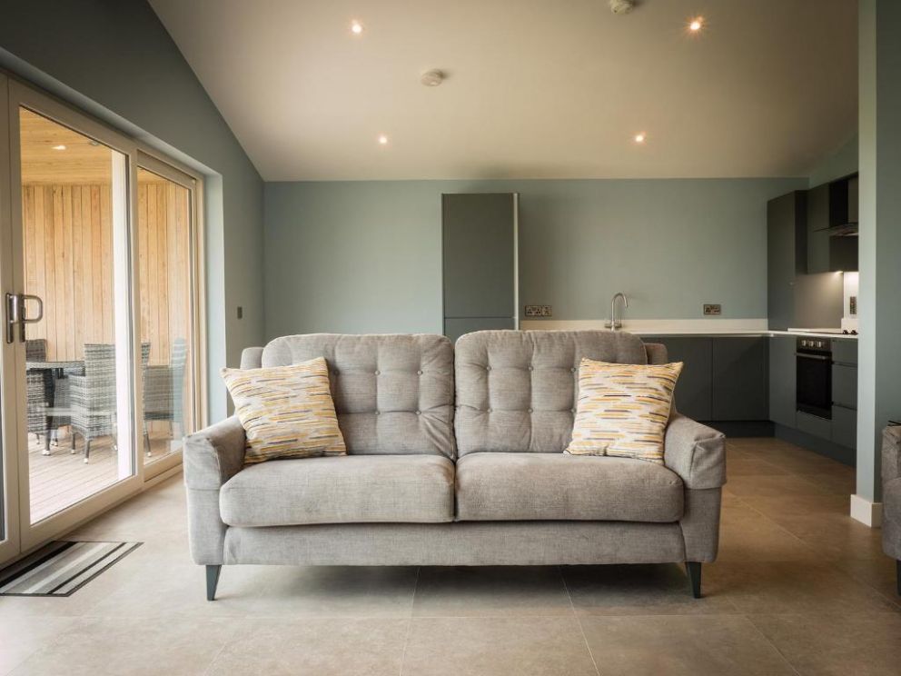 Executive Lakeside Lodge at Mullans Bay, Kesh, Co Fermanagh - with sea views, wheelchair accessible, with tennis court and children's play area