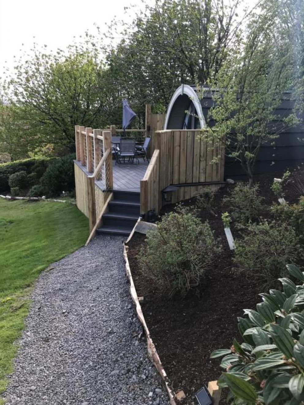 Lough Erne Glamping Pod, Enniskillen, County Fermanagh - glamping pod with shower room, wifi, barbeque, private jetty and patio with river views