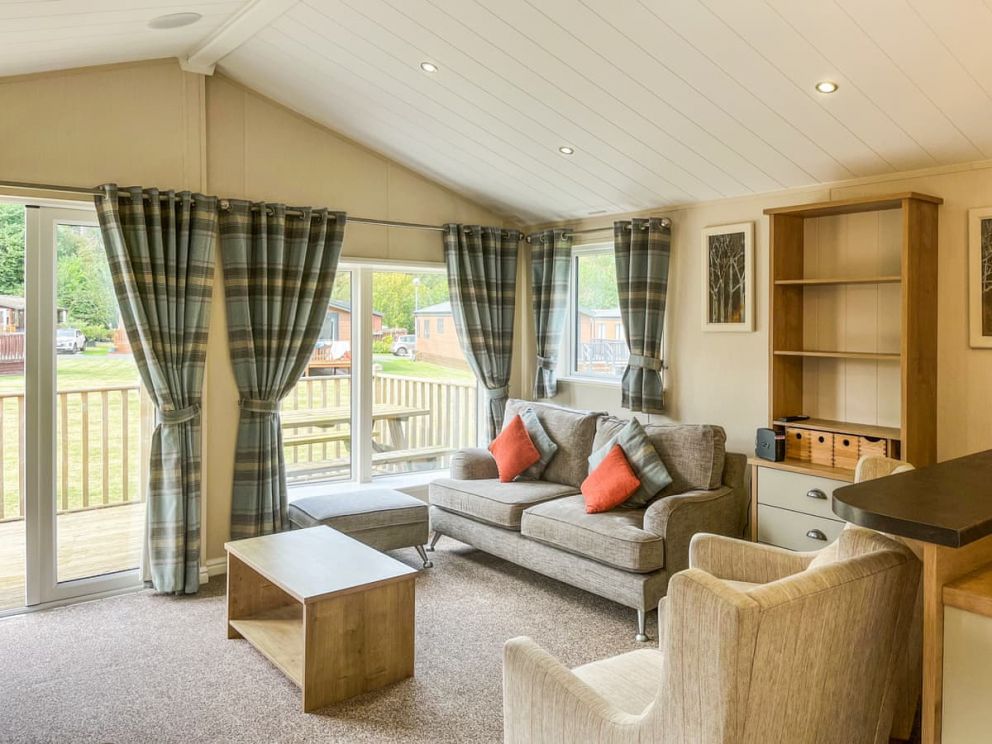 Glen View Lodge at Thurstone Manor Country Park near Edinburgh