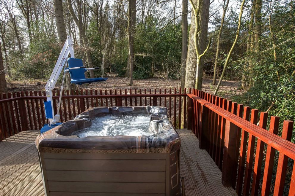 Glentress Forest Silver Birch Wheelchair Accessible Cabin