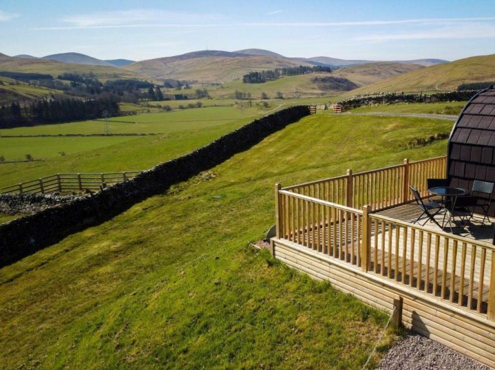 Hot Tub Glamping at Falnash - pet friendly lodges for rent with hot tub