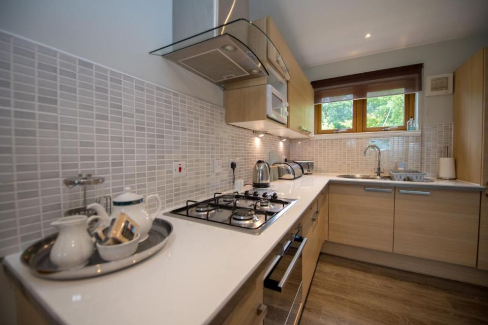 Loch Lomond Waterfront Luxury Lodges in Balmaha - for rent with hot tubs and lake & mountain views