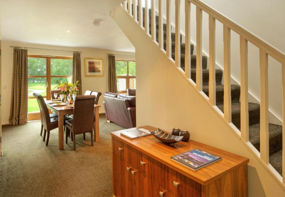 Loch Lomond Waterfront Luxury Lodges in Balmaha - for rent with hot tubs and lake & mountain views