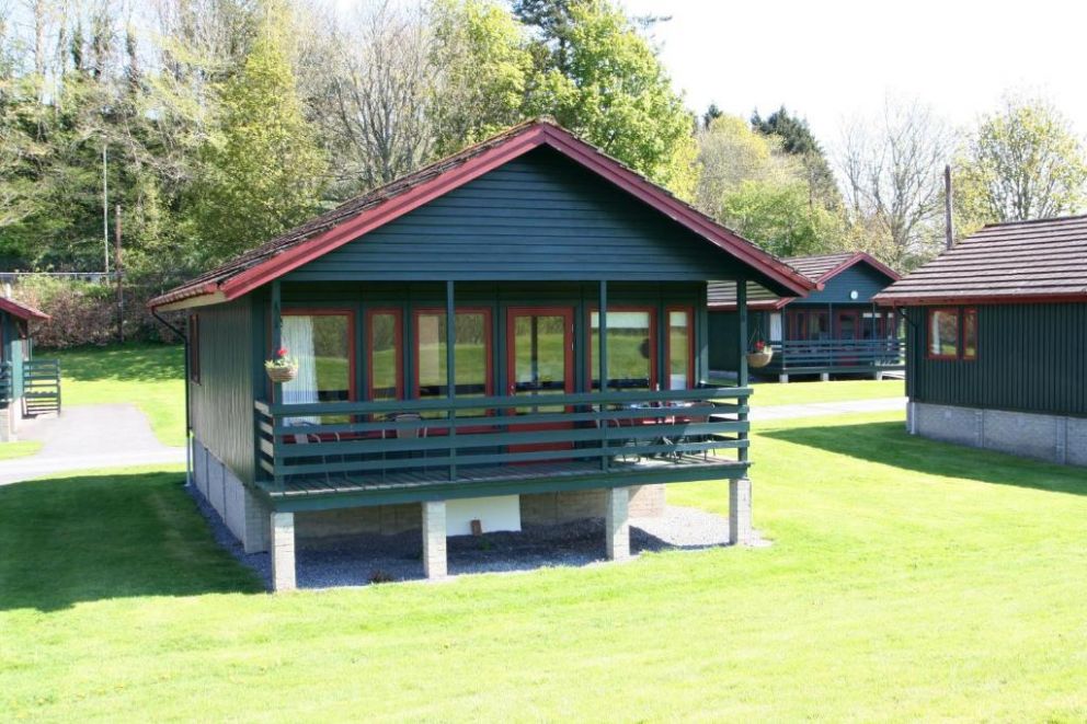 Logierait Pine Lodges, Pitlochry, Perthshire - wheelchair accessible, pet friendly lodges next to the River Tay