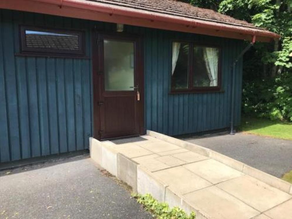 Logierait Pine Lodges, Pitlochry, Perthshire - wheelchair accessible, pet friendly lodges next to the River Tay