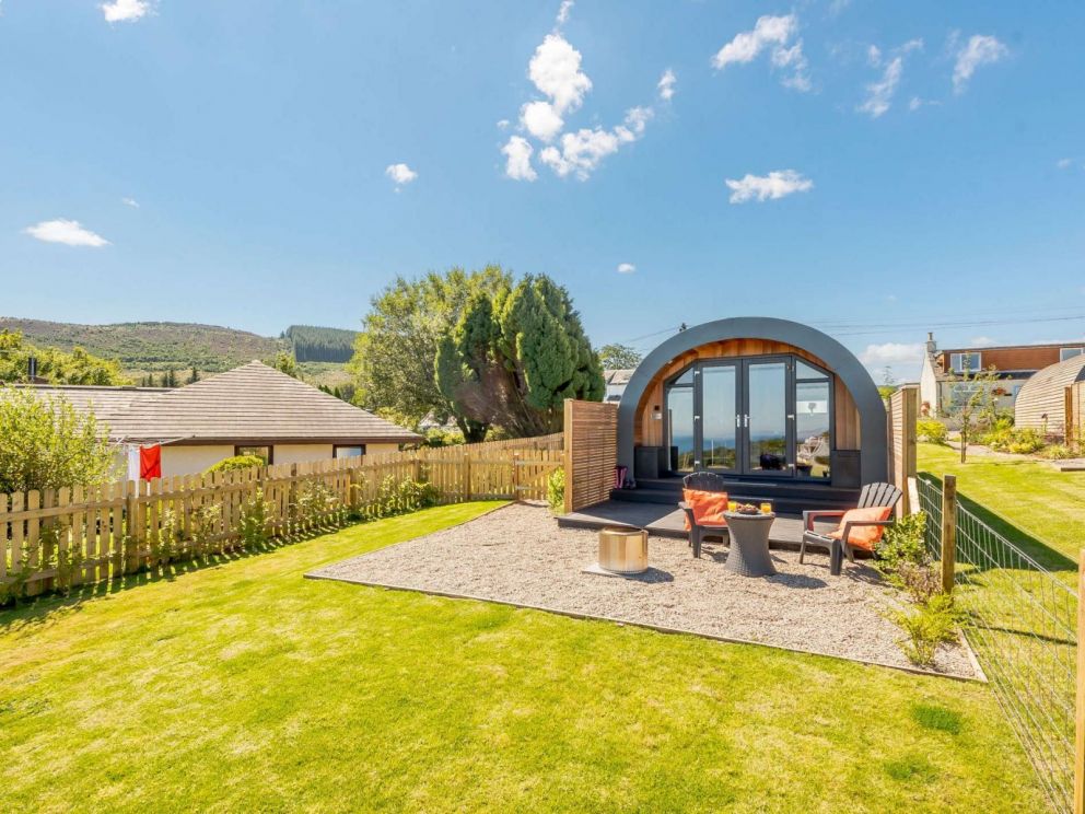 Ravens Gully Arran, Corriegills, Isle of Arran - glamping pods close to the beach with fabulous views, pet friendly pods available