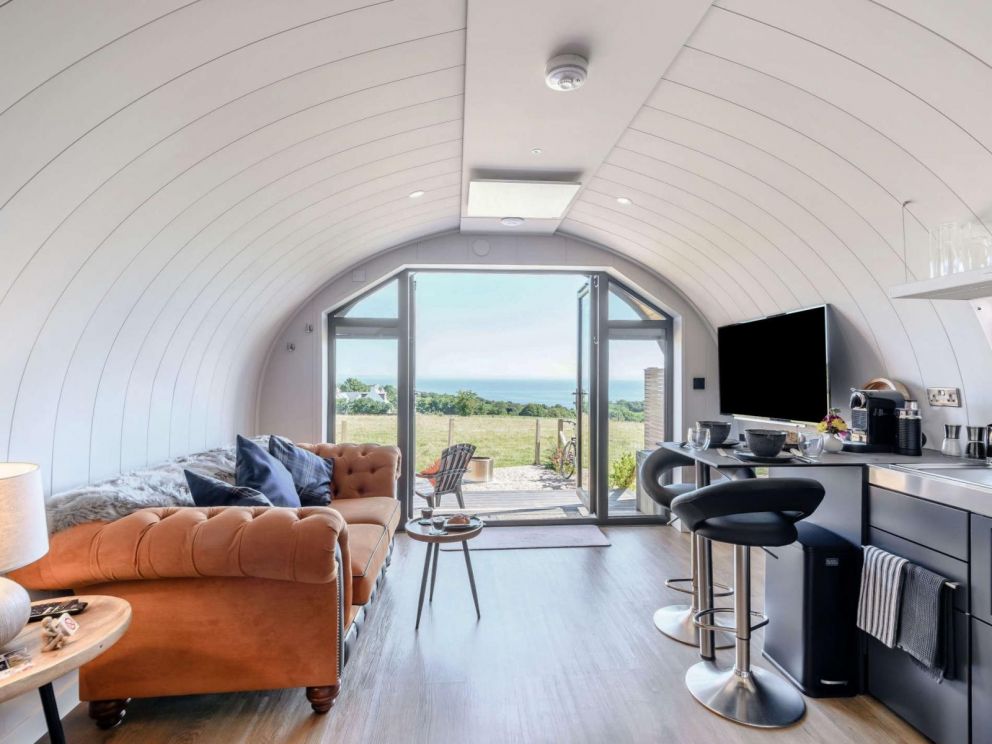 Ravens Gully Arran, Corriegills, Isle of Arran - glamping pods close to the beach with fabulous views, pet friendly pods available