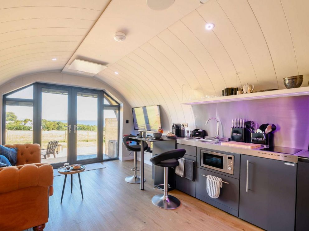 Ravens Gully Arran, Corriegills, Isle of Arran - glamping pods close to the beach with fabulous views, pet friendly pods available