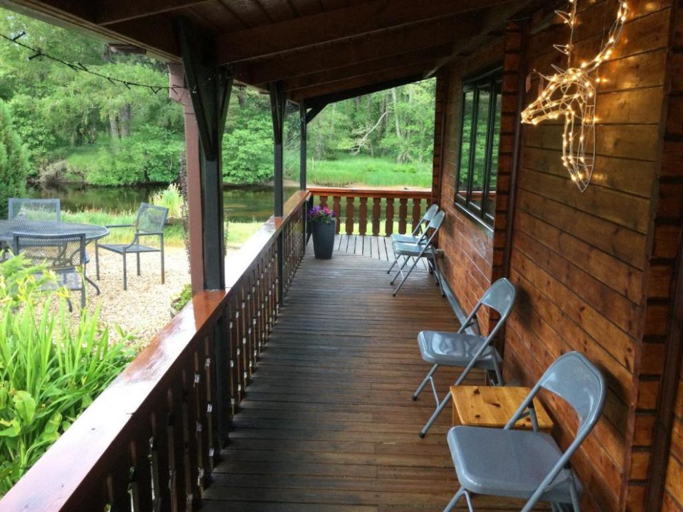 Riverside Lodge Retreat, Aviemore, Highlands -  holiday lodge sleeping 6 located on the banks of River Spey in Scotland
