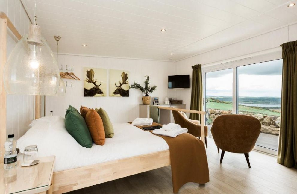 Sea View Snugs at Laggan - to rent with hot tub and amazing views