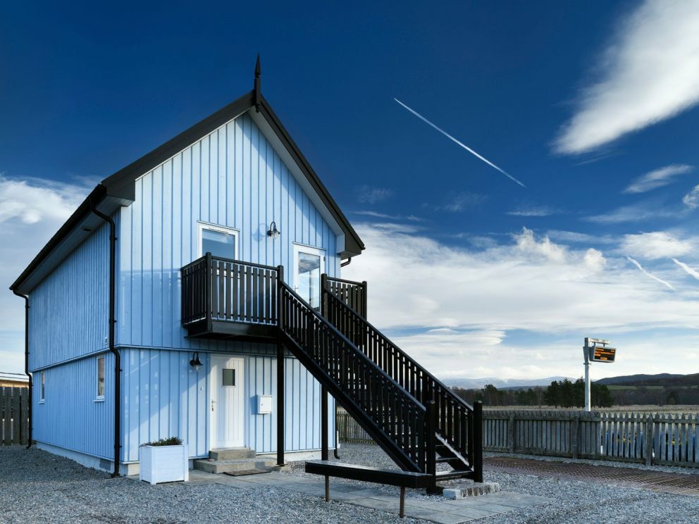 Signal Box in Newtonmore - for rent with sauna