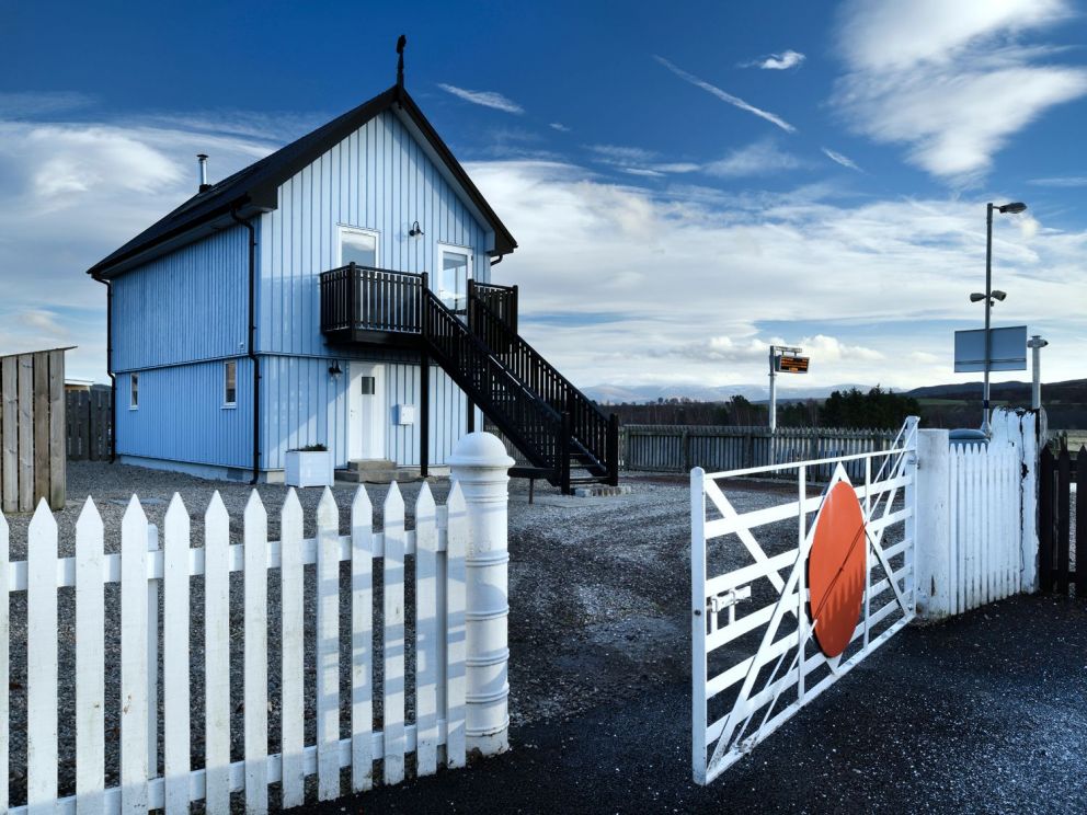 Signal Box in Newtonmore - for rent with sauna