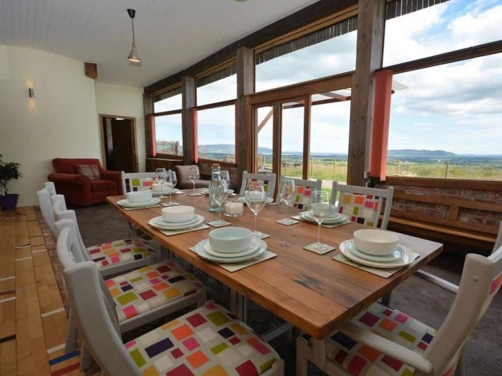 The Loch Leven Earth Ship, Perth and Kinross - pet friendly, quirky holiday lodge, in Scotland with hot tub and wood burning stove on a working farm