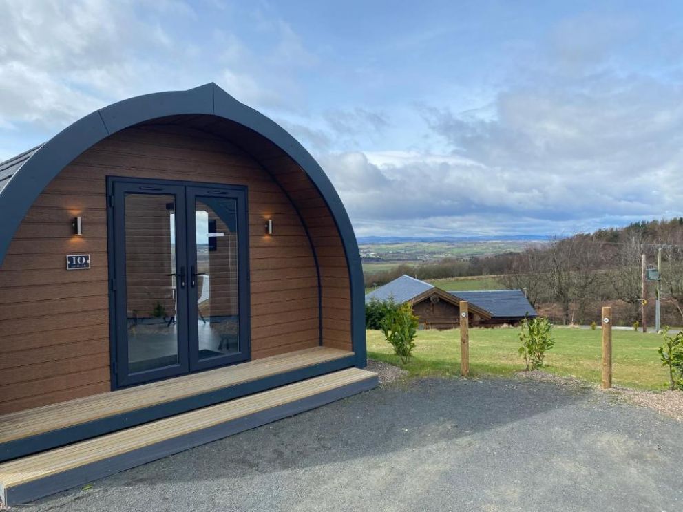 The Vu Snugs, Bathgate, West Lothian - glamping pods looking out over stunning countryside, near Linlithgow loch,  in Scotland