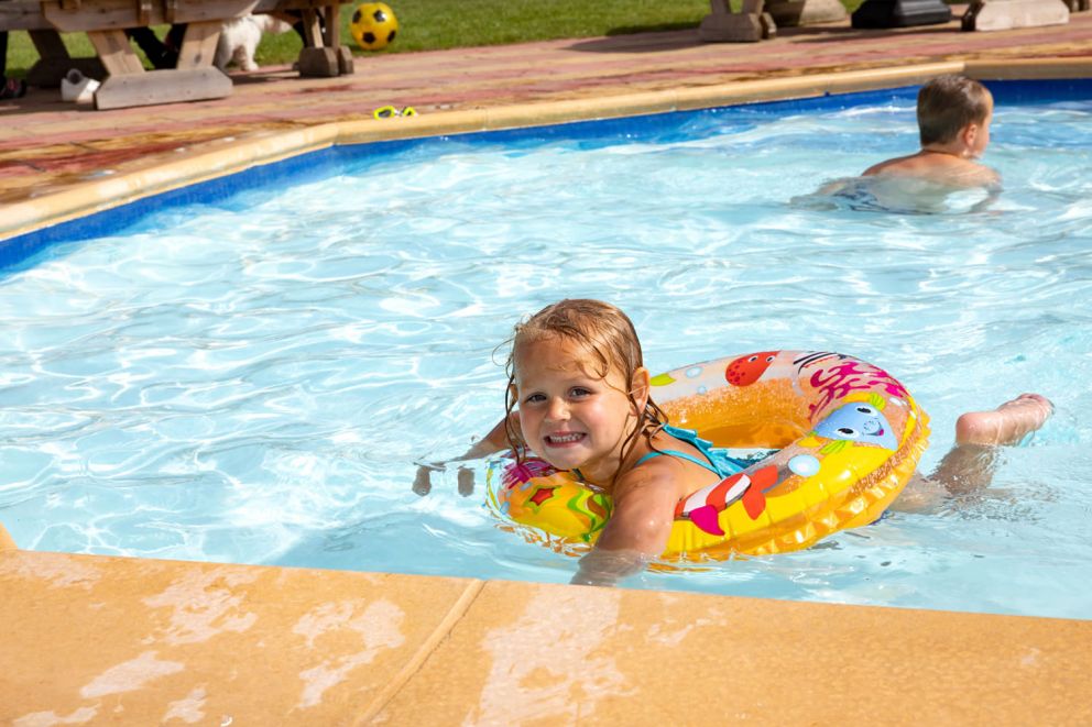 Chichester Lakeside Holiday Park west sussex, outdoor pool