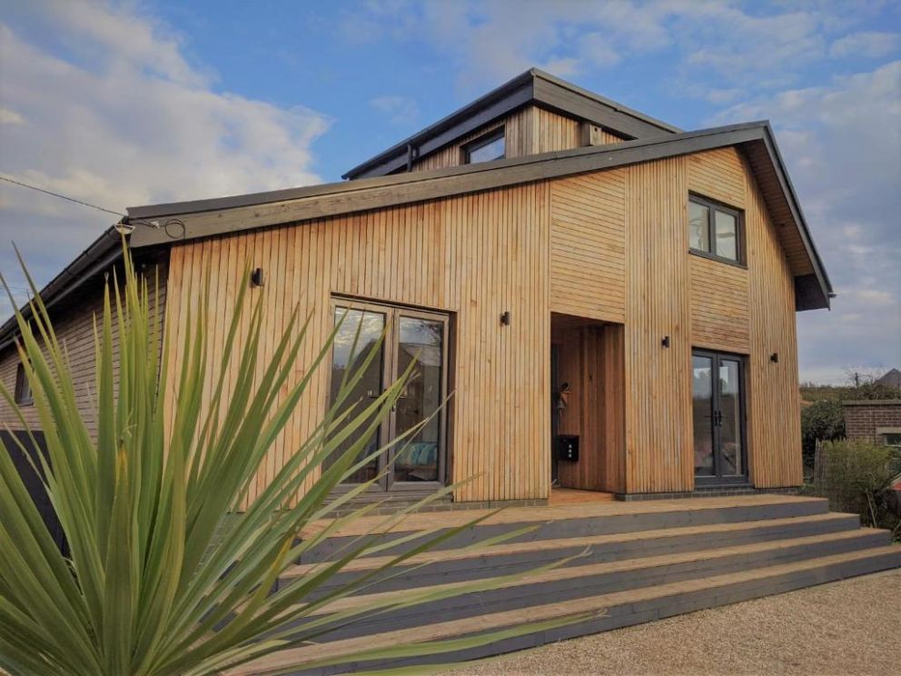 Cranmer - New Eco Beach House, Camber, East Sussex - accommodation for 8 guests, with hot tub and wood burner, located close to the beach
