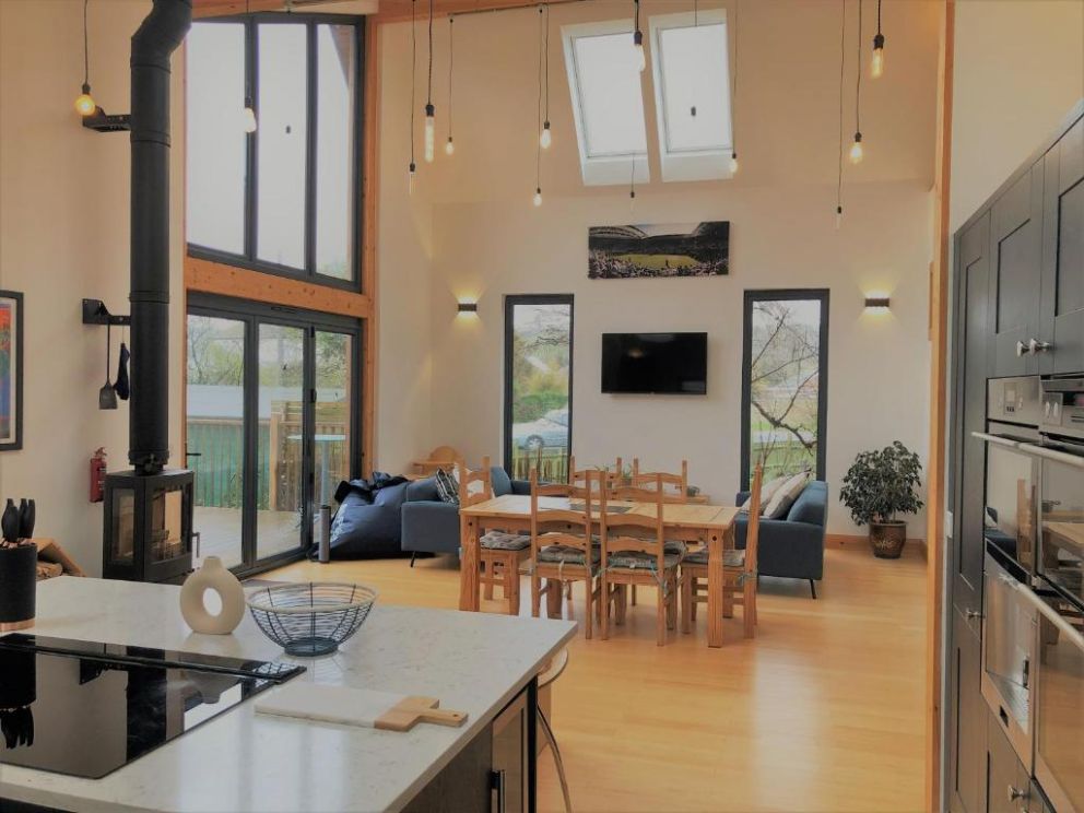 Cranmer - New Eco Beach House, Camber, East Sussex - accommodation for 8 guests, with hot tub and wood burner, located close to the beach