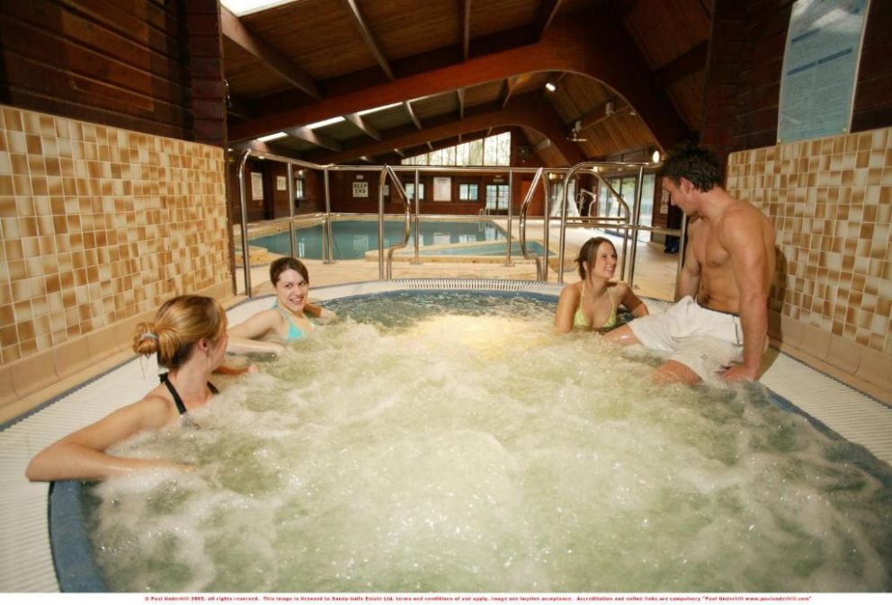 Sandy Balls Holiday Village, indoor pool and spa