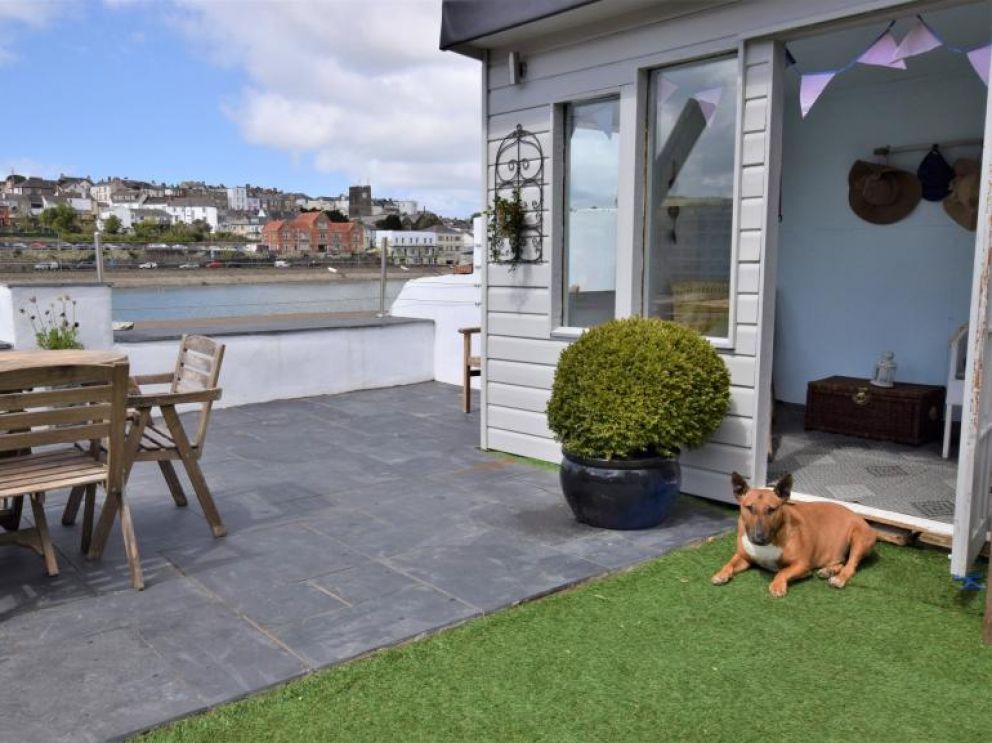 4 Dogs Welcome Riverside Lodge in Bideford - for rent overlooking the River Torridge