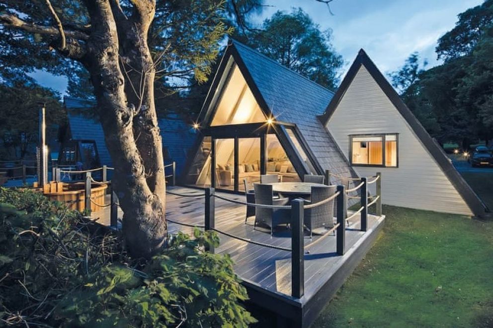 Clowance Cornwall lodges with hot tubs